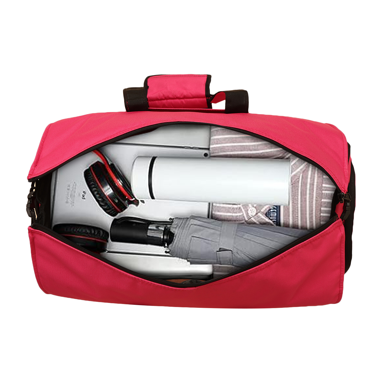 Carry Ons Duffle Travel luggage bags for Men Women - Pink 