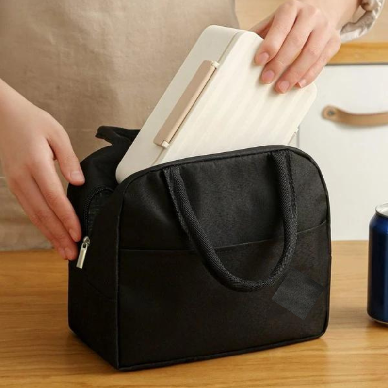 Insulated Water Resistance Lunch bag Black