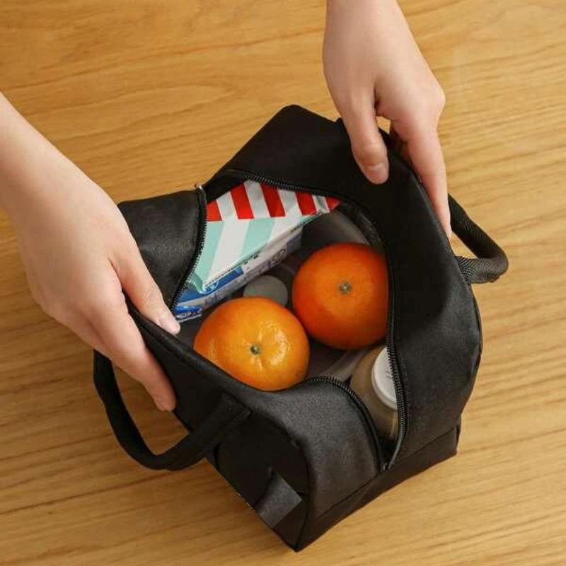 Insulated Water Resistance Lunch bag Black